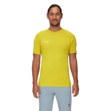 Mammut Hiking T-shirt Aegility FL Outdoor (antimicrobial, stretchable) yellow Men